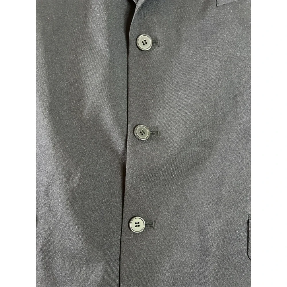 Lucci Collezione Men's Blazer Jacket 46L Blue classic Fit Designed in Italy